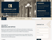 Tablet Screenshot of beemanlawoffice.com